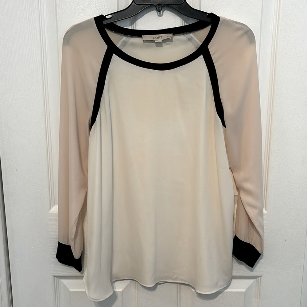 Loft Color Blocking Blouse